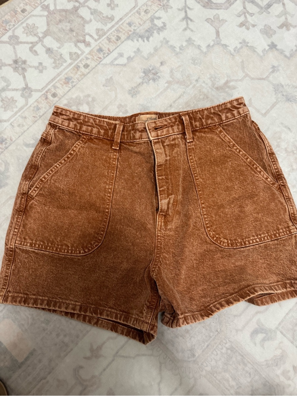 Universal thread Rust Brown High-Waist Women's Shorts